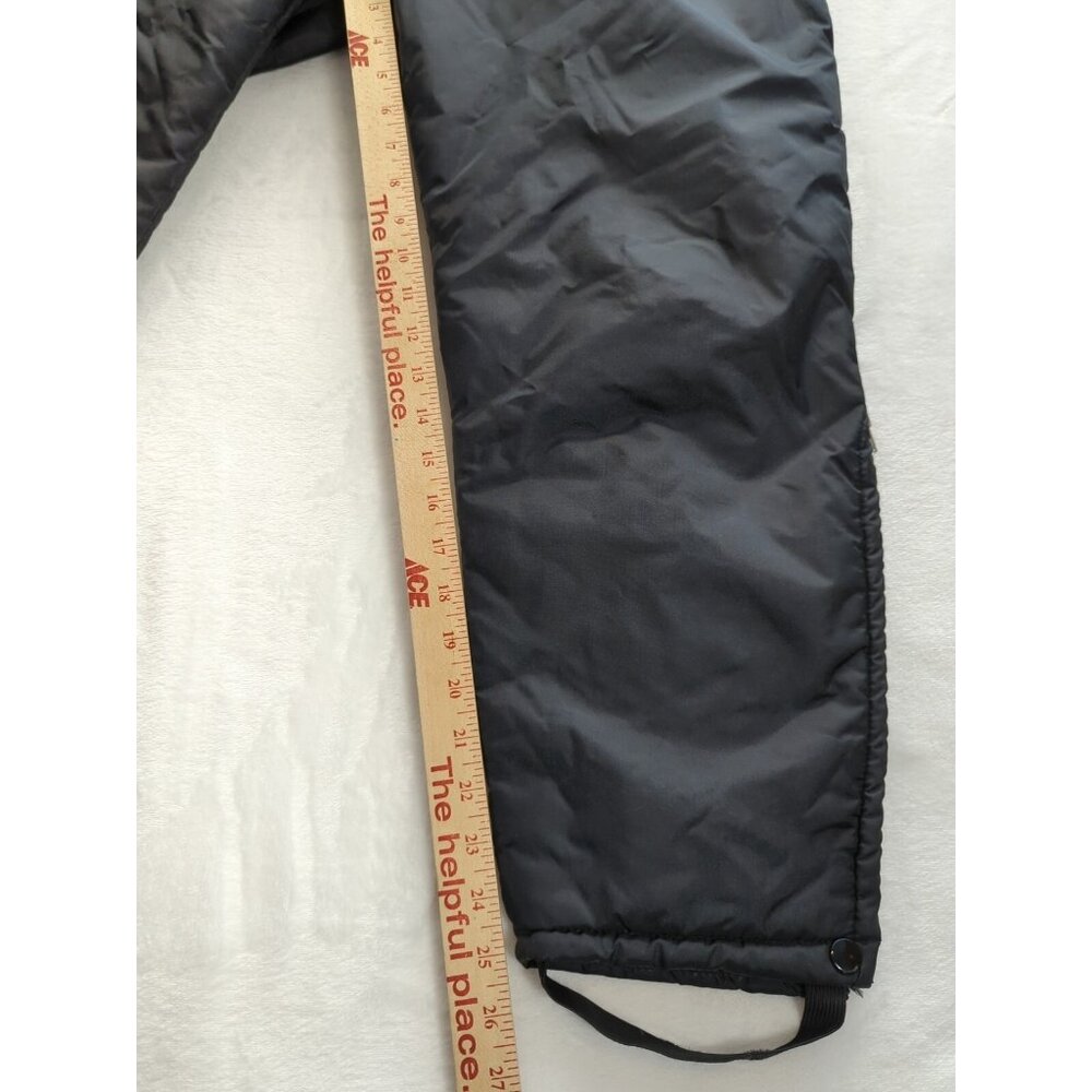 ✅VTG Oshkosh Sportswear Snow Snowmobile Suit Black Belted Talon Zipper Womens M - Picture 7 of 14